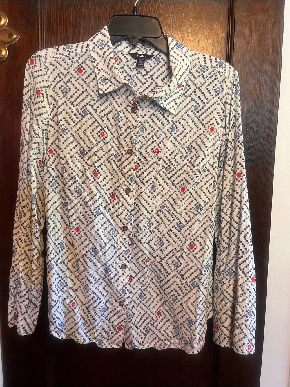 Hatley too small textured blouse